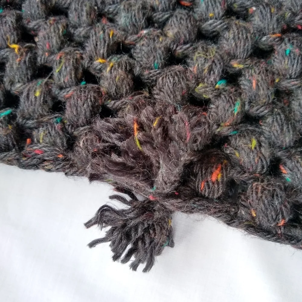 Black Infinity Homemade Scarf